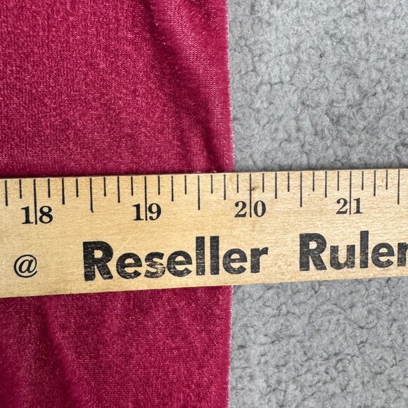 Soft Surrounding Top Womens SP Berry Pink Boyfriend Fit Buton Down Loose Velvet - Picture 7 of 11